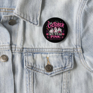 Im Oktober tragen wir Rosa Brustkrebsaufklärung Button