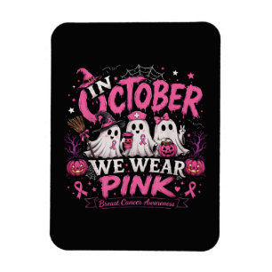 Im Oktober tragen wir Rosa Brustkrebsaufklärung Magnet
