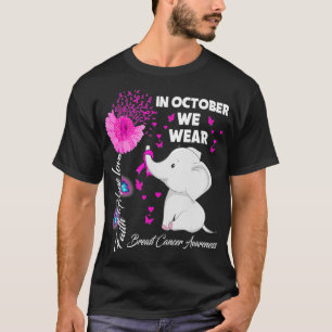 Im Oktober tragen wir Rosa Brustkrebsbewusstsein E T-Shirt