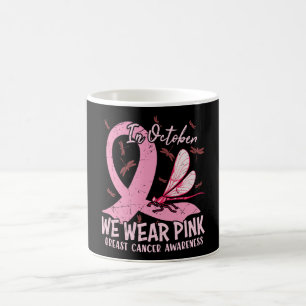Im Oktober tragen wir Rosa Brustkrebsbewusstsein Kaffeetasse