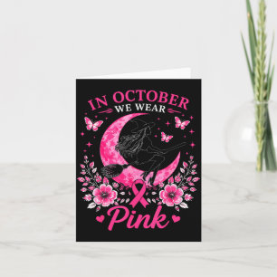 Im Oktober tragen wir Rosa Brustkrebsbewusstsein Karte