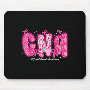 Im Oktober tragen wir Rosa Cna Krankenschwester Br Mousepad