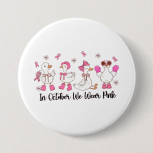 Im Oktober tragen wir rosa Entendesign 🎀 🦆 💗 Button