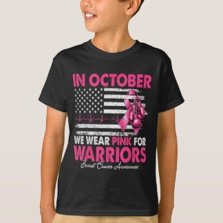 Im Oktober tragen wir Rosa für Krieger Brustkrebs T-Shirt