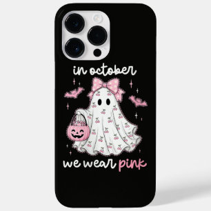 im Oktober tragen wir rosa Geist Halloween Case-Mate iPhone 14 Pro Max Hülle