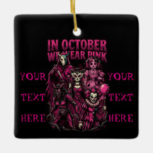 Im Oktober tragen wir rosa Grusel-Horrortrupp indi