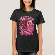 Im Oktober tragen wir Rosa Hexen Halloween Brust