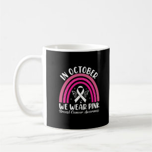Im Oktober tragen wir rosa Kaffeetasse