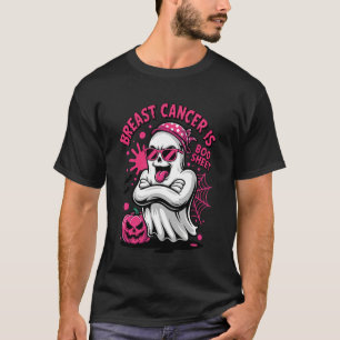 Im Oktober tragen wir Rosa Lustiges Halloween Boo T-Shirt