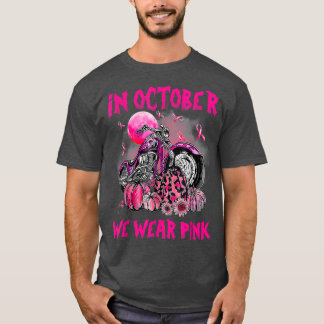Im Oktober tragen wir rosa Motorrad Brustkrebs B T-Shirt