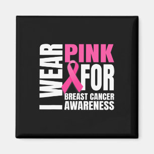 Im Oktober tragen wir rosa Ribbon Brustkrebs Aware Magnet