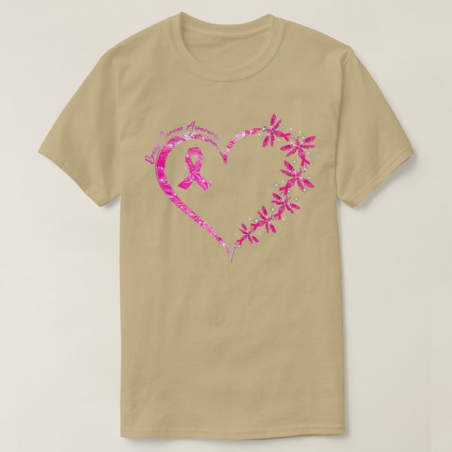 Im Oktober tragen wir rosa Ribbon Brustkrebs Aware T-Shirt (Design vorne)