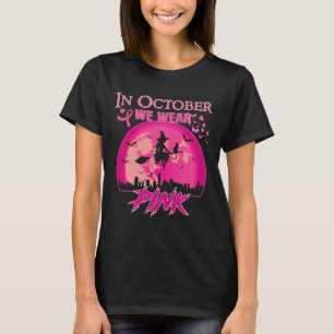 Im Oktober tragen wir rosa Ribbon, Halloween Bre T-Shirt