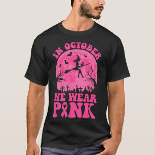Im Oktober tragen wir rosa Ribbon, Halloween Bre T-Shirt