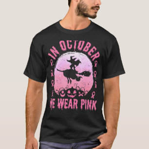 Im Oktober tragen wir Rosa, Rotzunge, Rosa Band un T-Shirt