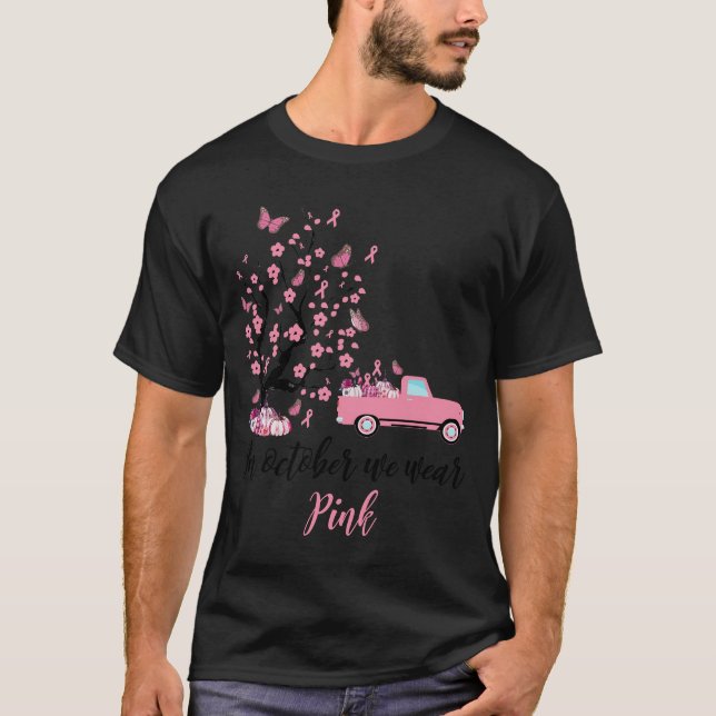 im Oktober tragen wir rosa T-Shirt