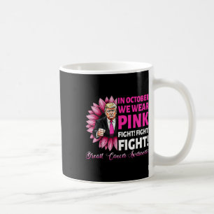 Im Oktober tragen wir Rosa, um gegen Brustkrebs Aw Kaffeetasse