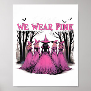 Im Oktober tragen wir rosafarbene Rosa-Rotzunge-Br Poster