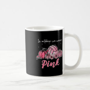 Im Oktober tragen wir rosafarbenen Brustkrebs A Kaffeetasse