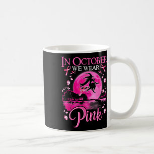 Im Oktober tragen wir rosafarbenen Ribbon-Brustkre Kaffeetasse