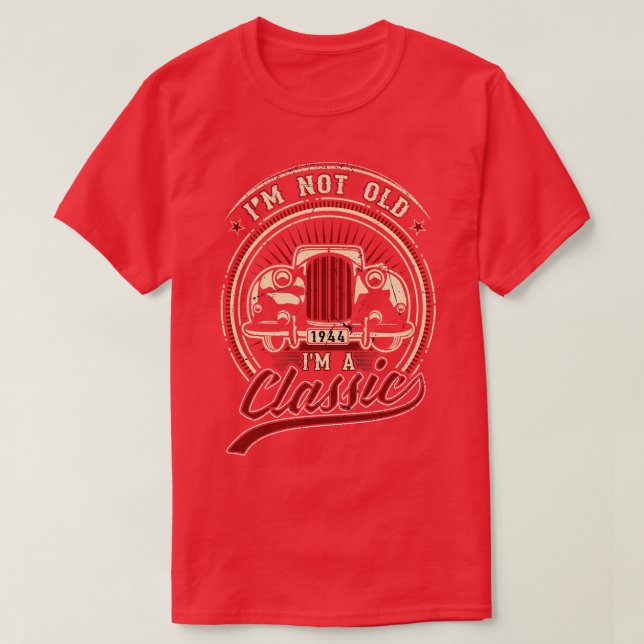Im Oldtimer 1944 Liebe Geschenk im klassischen Sti T-Shirt (Design vorne)