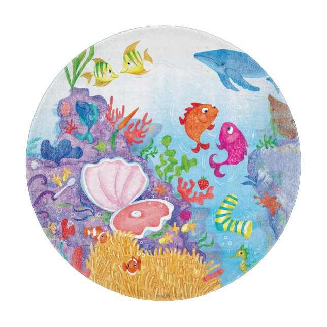 Im Ozean Schneidebrett (Vorderseite)