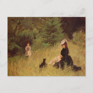 Im Park von Berthe Morisot Postkarte