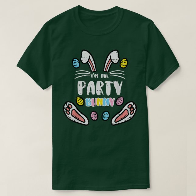 Im Party Bunny Funny Funny Oaster Matching Family  T-Shirt (Design vorne)