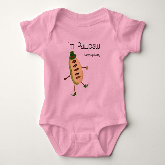 I'm Pawpaw Baby Strampler (Vorderseite)