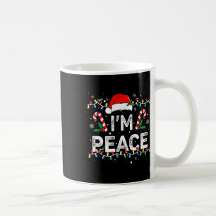 I'm Peace I Come in Peace Funny Matching Couple Ch Kaffeetasse