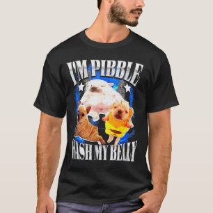 Im Pibble Wasche meinen Bauch Französische Bulldog T-Shirt