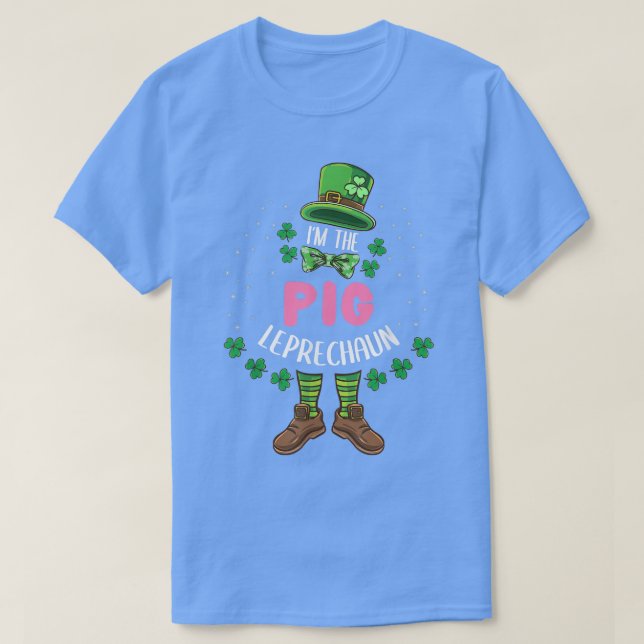 Im Pig Leprechaun St Patricks Day T-Shirt (Design vorne)