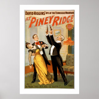 Im Piney Ridge Vintages Theaterposter Poster