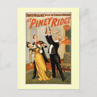 Im Piney Ridge Vintages Theaterposter Postkarte