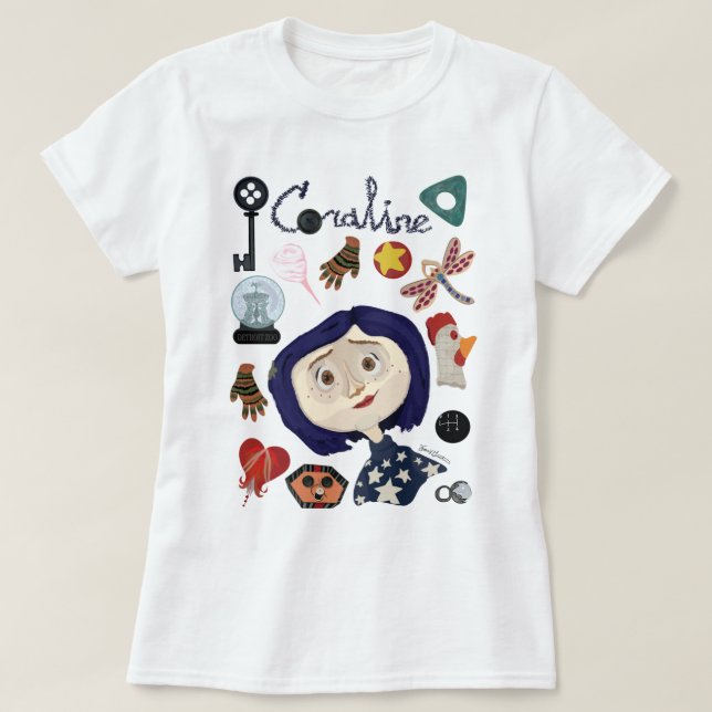 Im Pink Palace Apartments Muster T-Shirt (Design vorne)