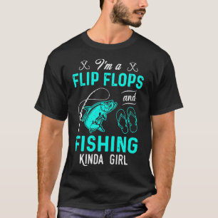 Im plumpst umgedrehte die Fischerei des ein T-Shirt