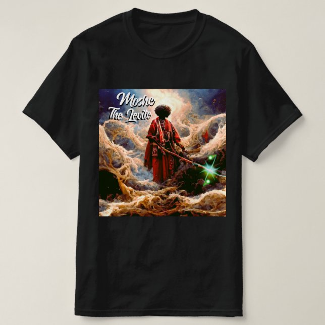 Im Power wandern Mose durch das Rote Meer T-Shirt (Design vorne)