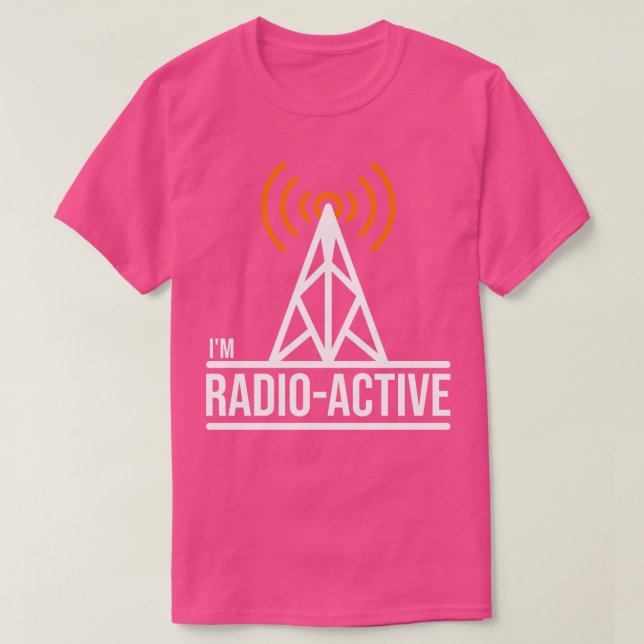 Im Radio Active Ham Radio (2) T-Shirt (Design vorne)