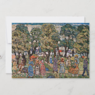 Im Rahmen der Bäume von Maurice Prendergast, Fine