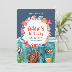 Im Rahmen der Einladung zum Meer, Meerestiere zum