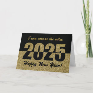 Im Rahmen der Miles 2020 Glückliches neues Jahr, G Feiertagskarte
