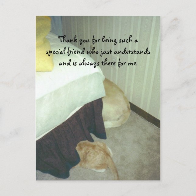 Im Rahmen des Bettes Postkarte (Vorderseite)