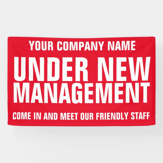Im Rahmen des neuen Management-Business-Signaturba Banner (Horizontal)