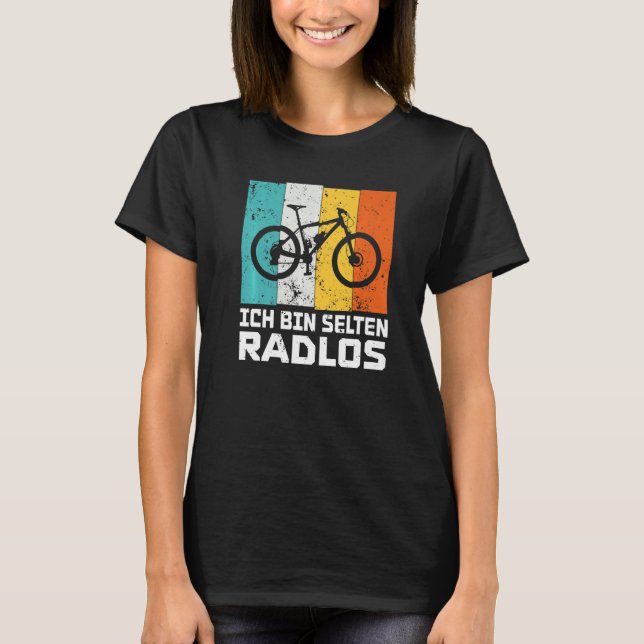 I'm rarely bikeless funny cyclist bike wheel Premi T-Shirt (Vorderseite)