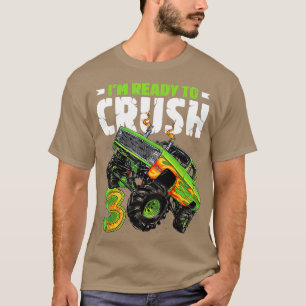 Im ready to crush 3. Geburtstag Boy Monster 3 Y T-Shirt