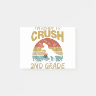 I'm Ready To Crush Preschool Dinosaur Back To Scho Post-it Klebezettel