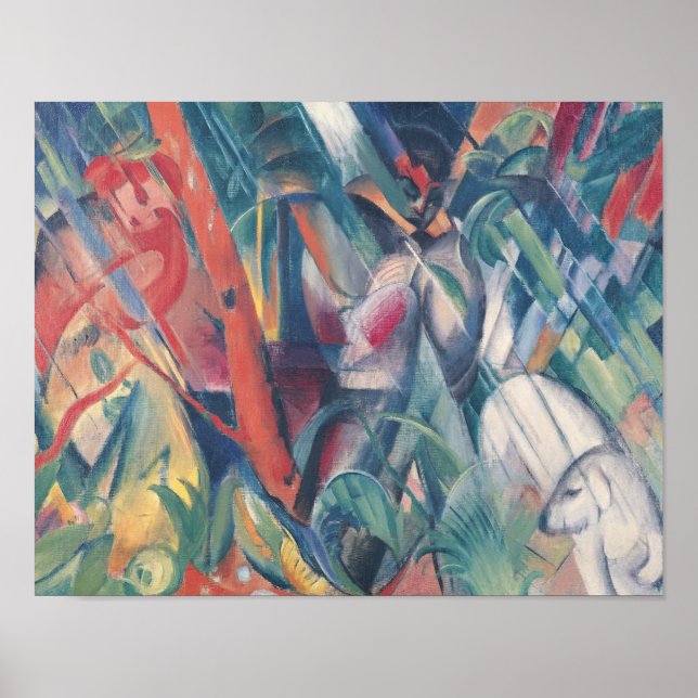 Im Regen, 1912 Poster (Vorne)