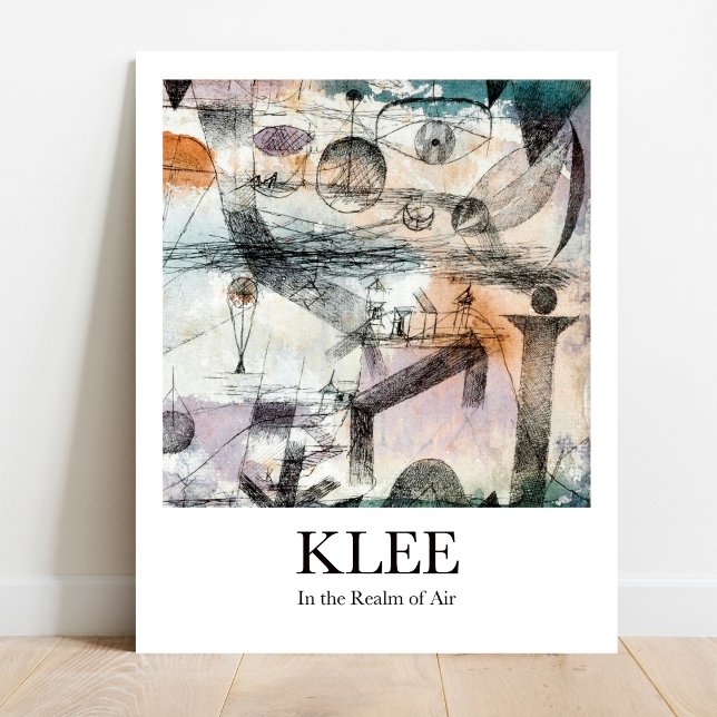 Im Reich der Luft 2 von Paul Klee Poster (Klee's whimsical "In the Realm of Air" on museum-quality poster!  Shop iconic surrealism!)