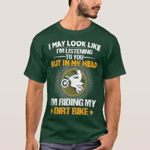 Im Reiten mein Dirt Bike Motocross Geschenk T-Shirt