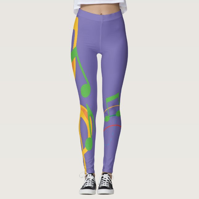 Im Rhythmus meiner Musik Leggings (Vorderseite)